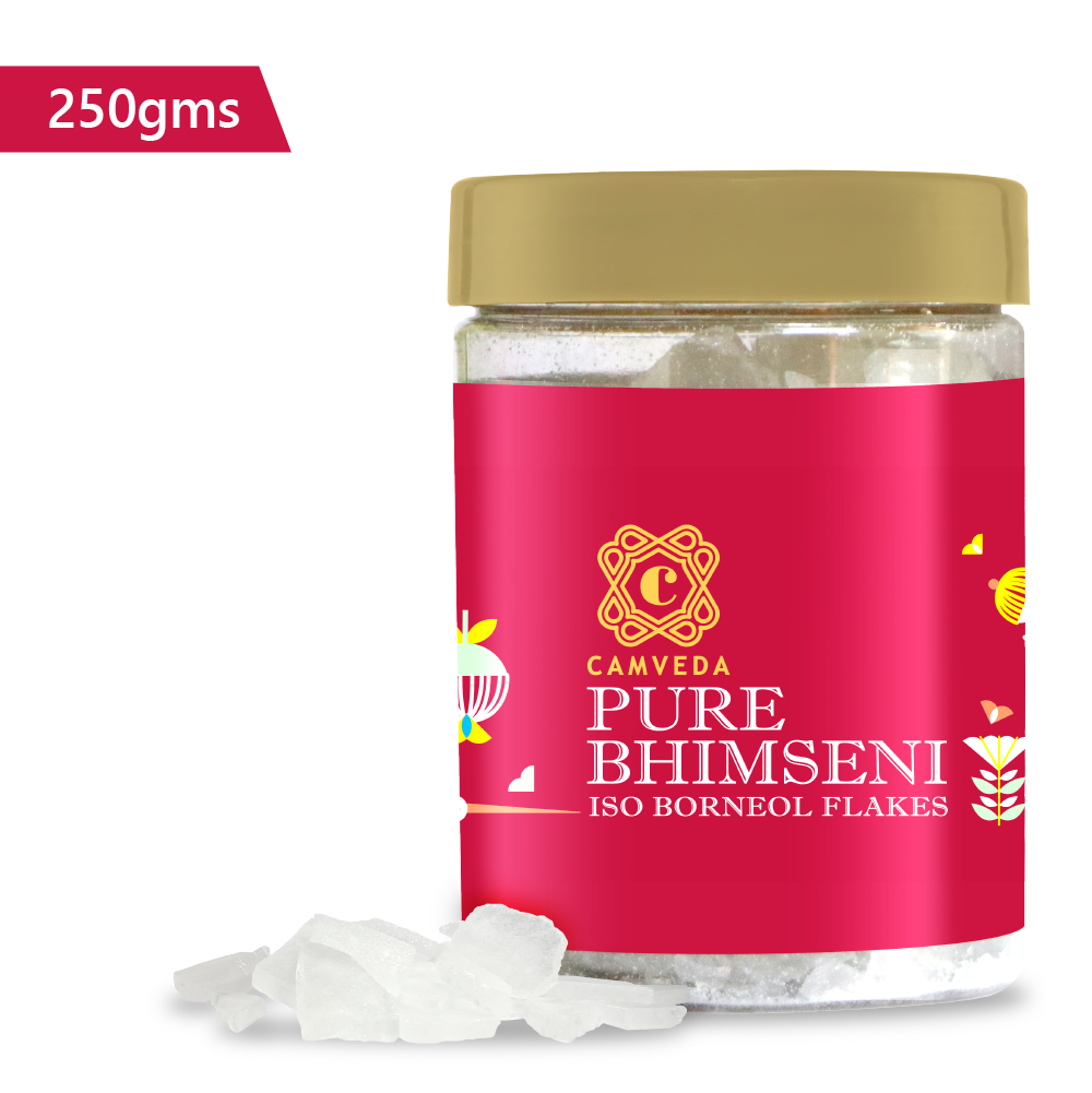 Camveda Pure Bhimseni Camphor/Kapoor | 250g - Camveda