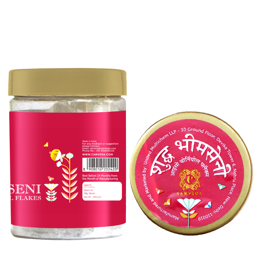 Camveda Pure Bhimseni Camphor/Kapoor | 250g - Camveda