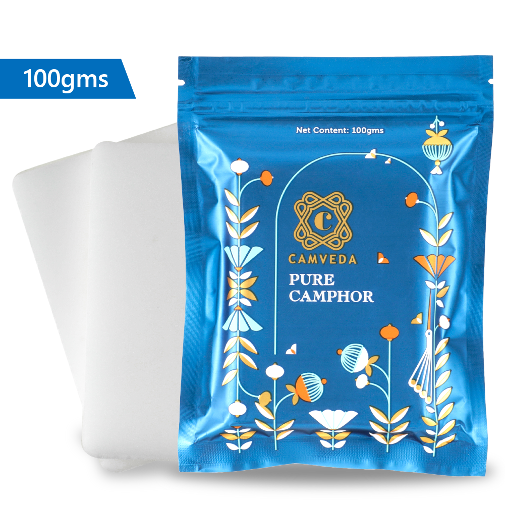 Camveda Pure Camphor Slabs | 100g - Camveda