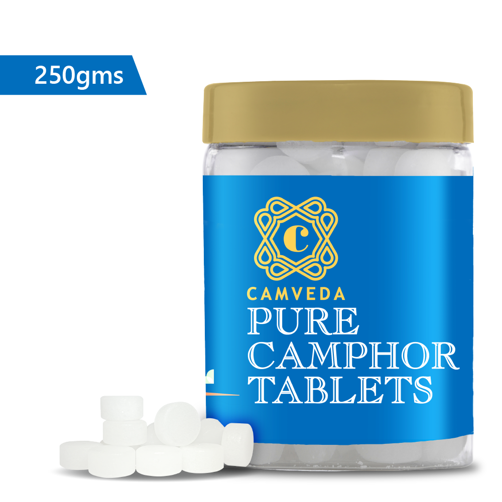 Camveda Pure Camphor Tablets | 250g - Camveda