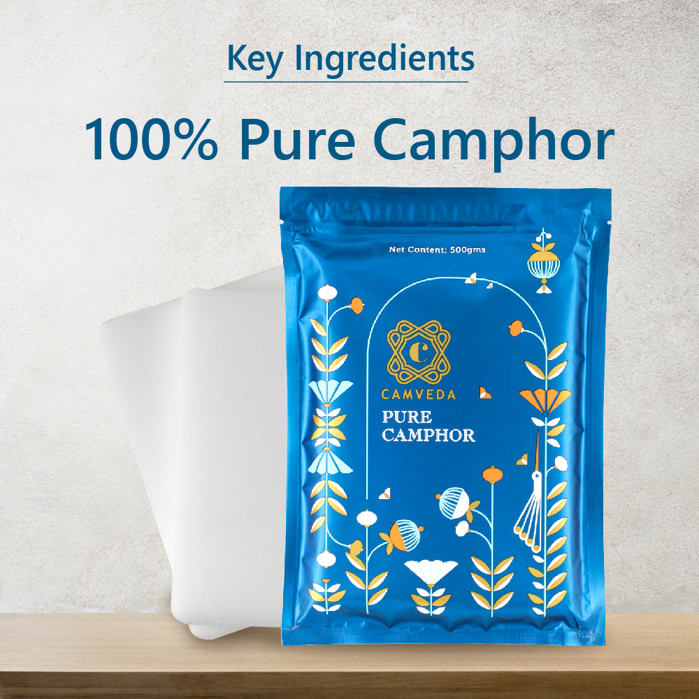 Camveda Pure Camphor Slabs | 500g - Camveda