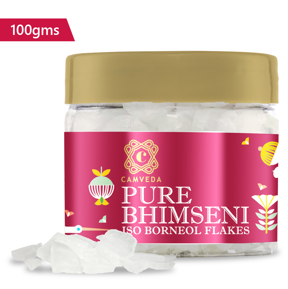 Camveda Pure Bhimseni Camphor/Kapoor | 100g - Camveda