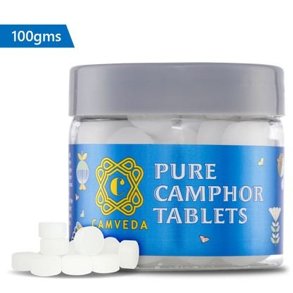 Camveda Pure Camphor Tablets | 100g - Camveda
