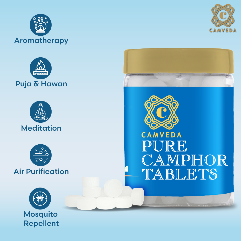 Camveda Pure Camphor Tablets | 250g - Camveda