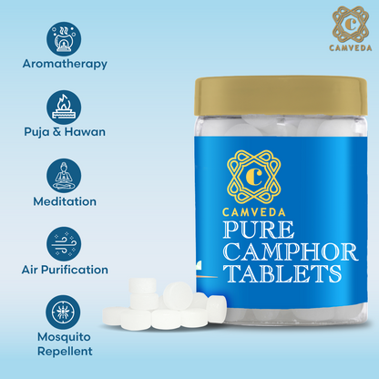Camveda Pure Camphor Tablets | 250g - Camveda