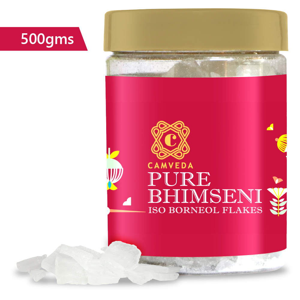 Camveda Pure Bhimseni Camphor/Kapoor | 500g - Camveda