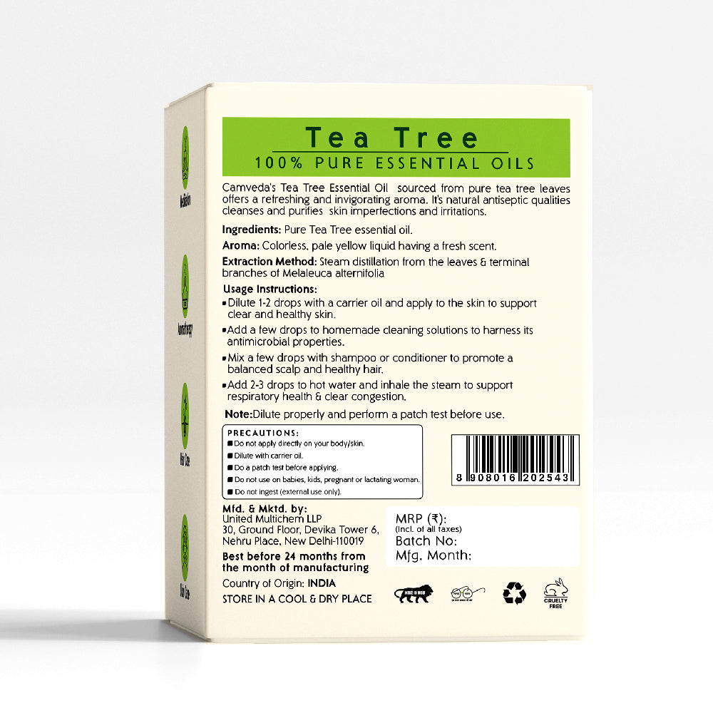 Camveda Pure Tea-Tree Essential Oil - Camveda