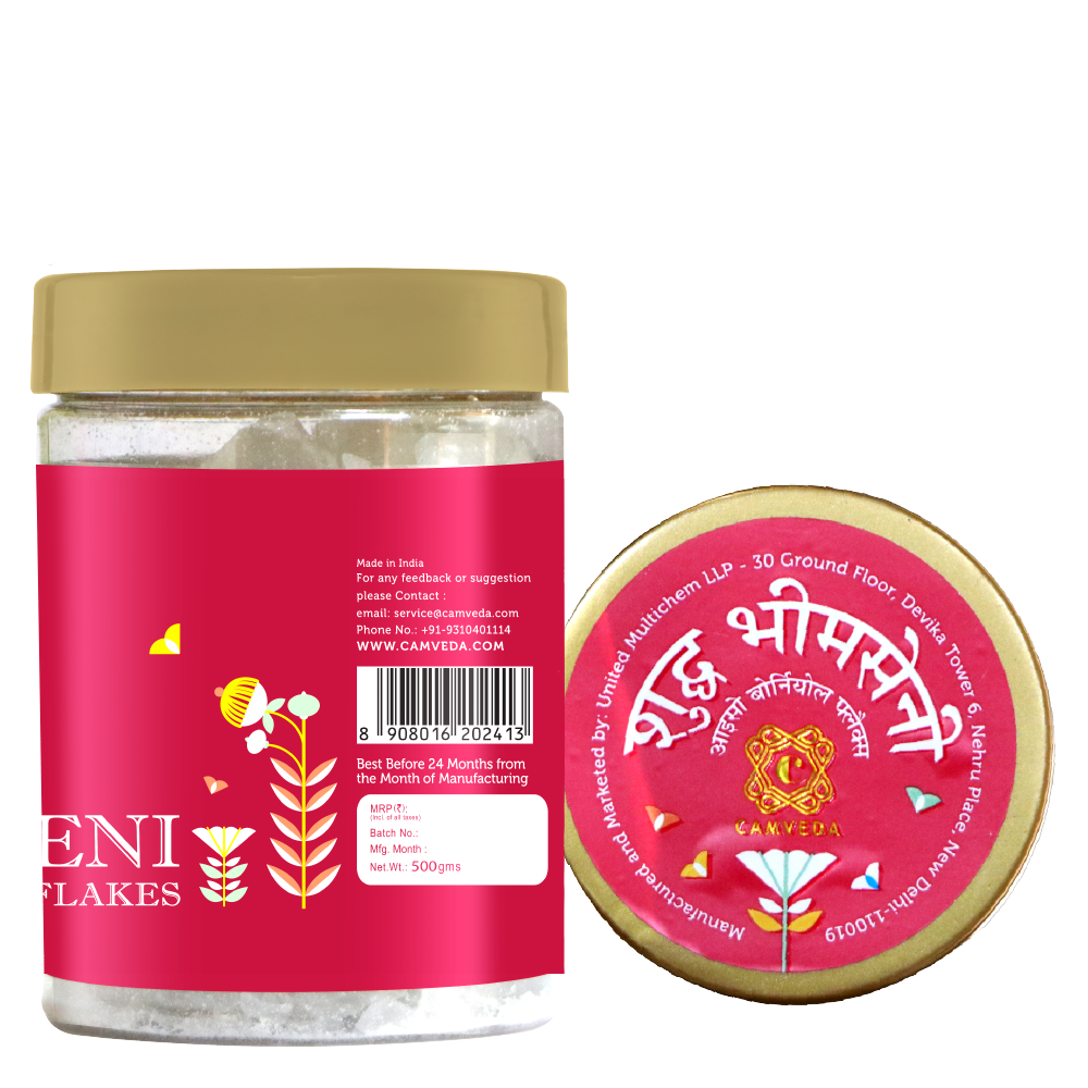 Camveda Pure Bhimseni Camphor/Kapoor | 500g - Camveda