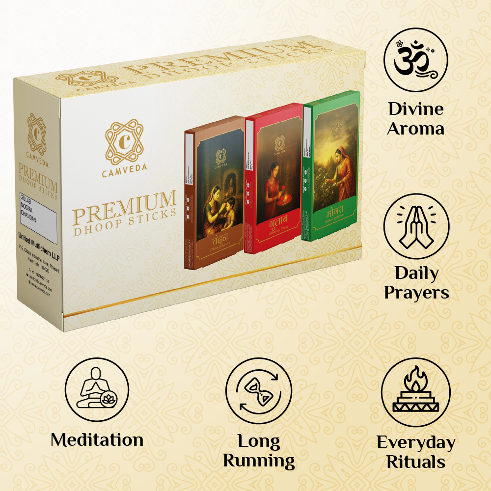 Camveda Premium Dhoop Sticks – Combo Pack