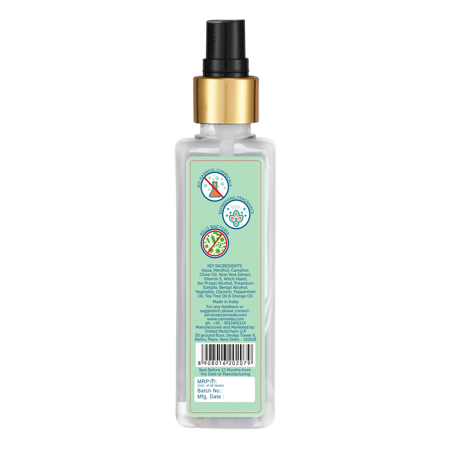 Camveda All Natural Foot Spray- 100ML - Camveda