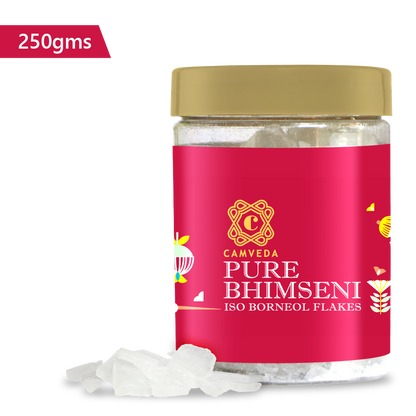 Camveda Pure Bhimseni Camphor/Kapoor | 250g - Camveda