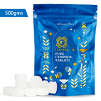 Camveda Pure Camphor Tablets | 500g (Pouch) - Camveda
