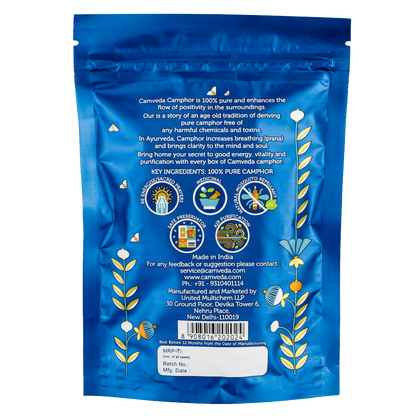 Camveda Pure Camphor Tablets | 500g (Pouch) - Camveda