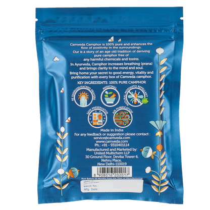 Camveda Pure Camphor Slabs | 100g - Camveda