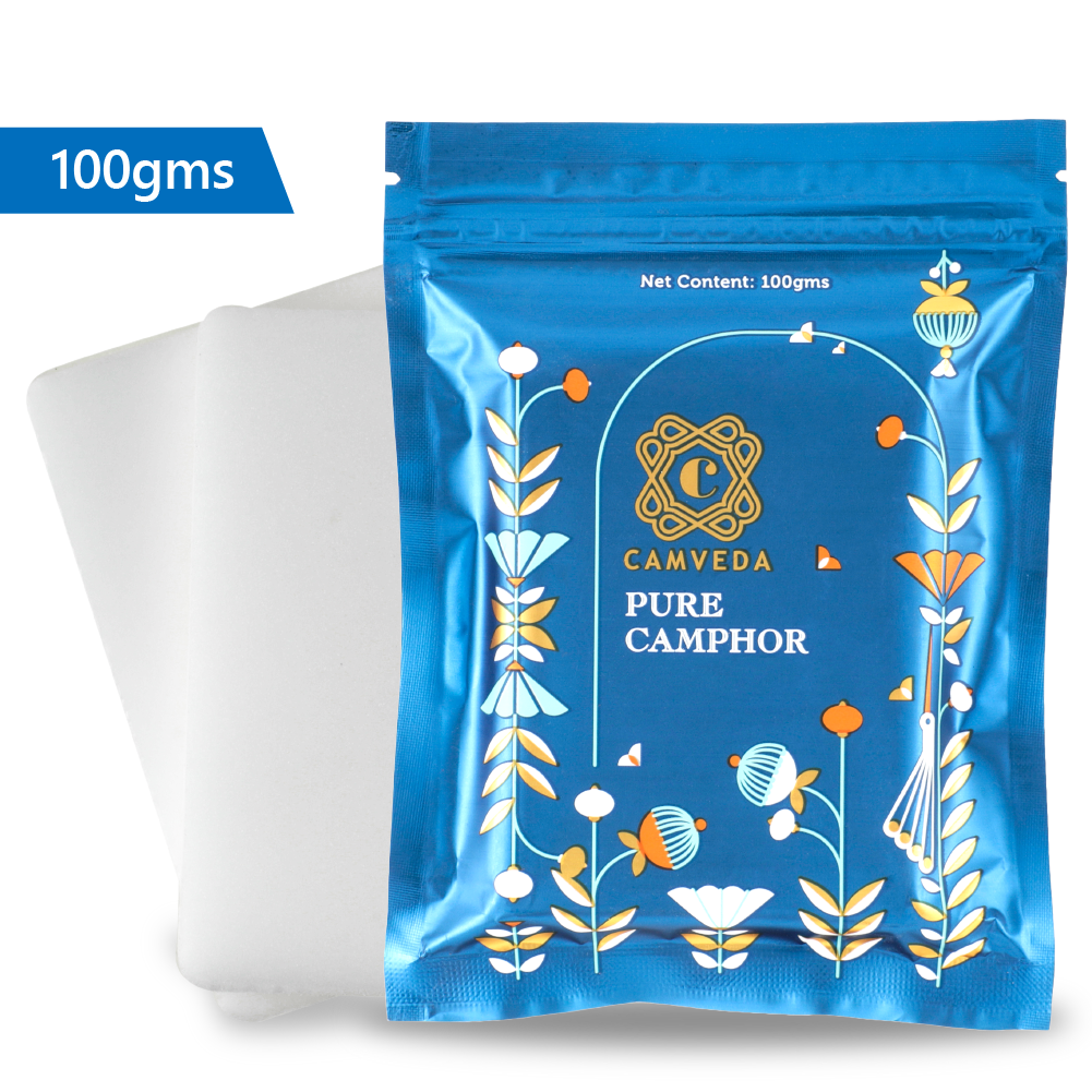 Camveda Pure Camphor Slabs | 100g