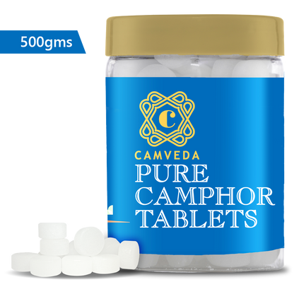 Camveda Pure Camphor Tablets | 500g