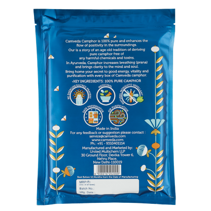 Camveda Pure Camphor Slabs | 500g - Camveda