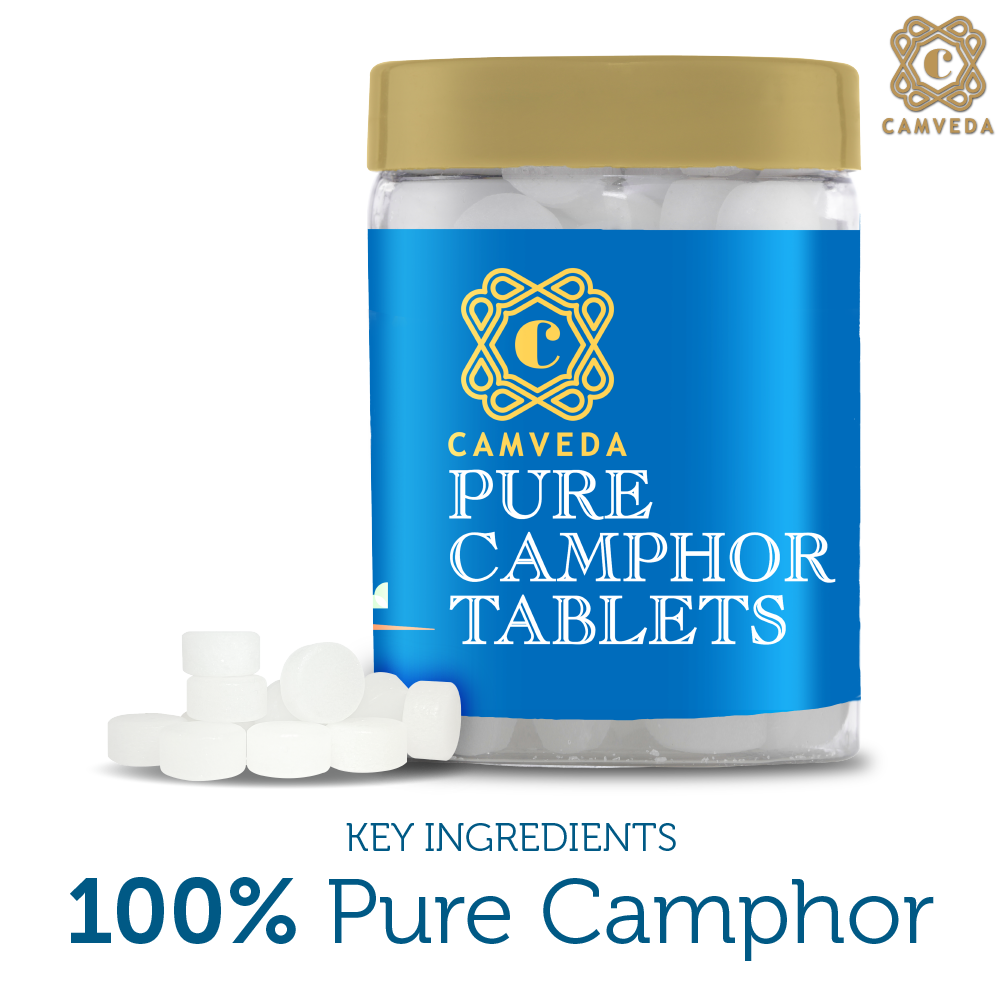 Camveda Pure Camphor Tablets | 500g