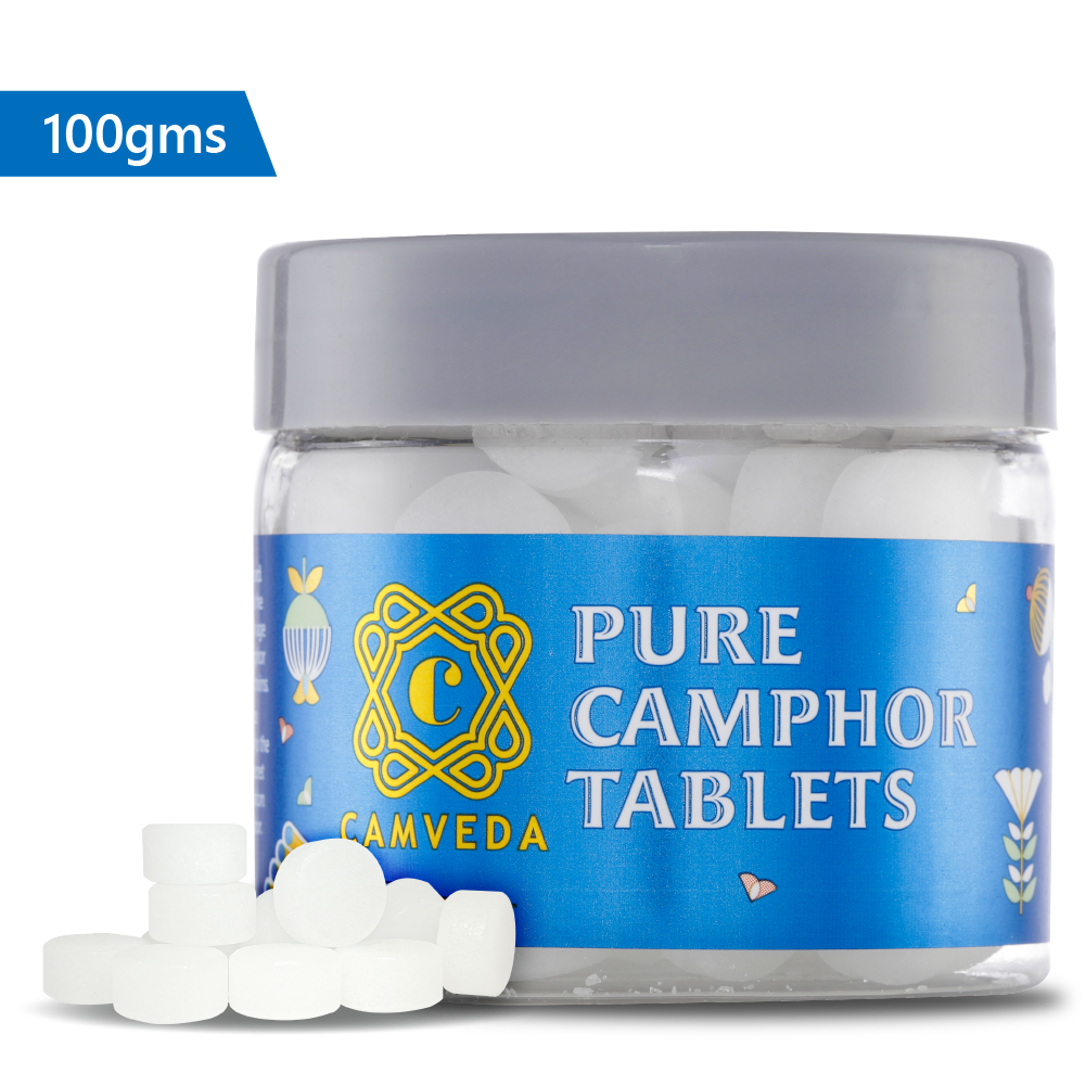Camveda Pure Camphor Tablets | 100g - Camveda