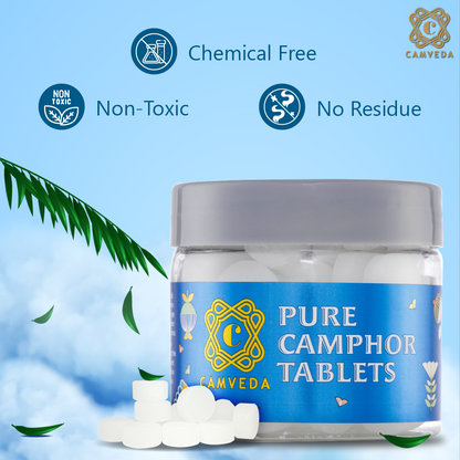 Camveda Pure Camphor Tablets | 100g
