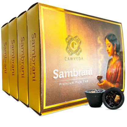 Sambrani Puja/Hawan Cups {Pack of 4}