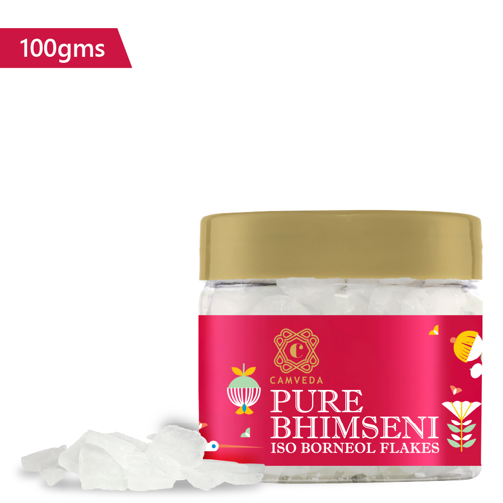 Camveda Pure Bhimseni Camphor/Kapoor | 100g