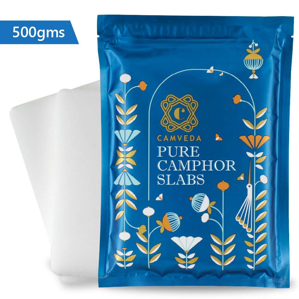 Camveda Pure Camphor Slabs | 500g