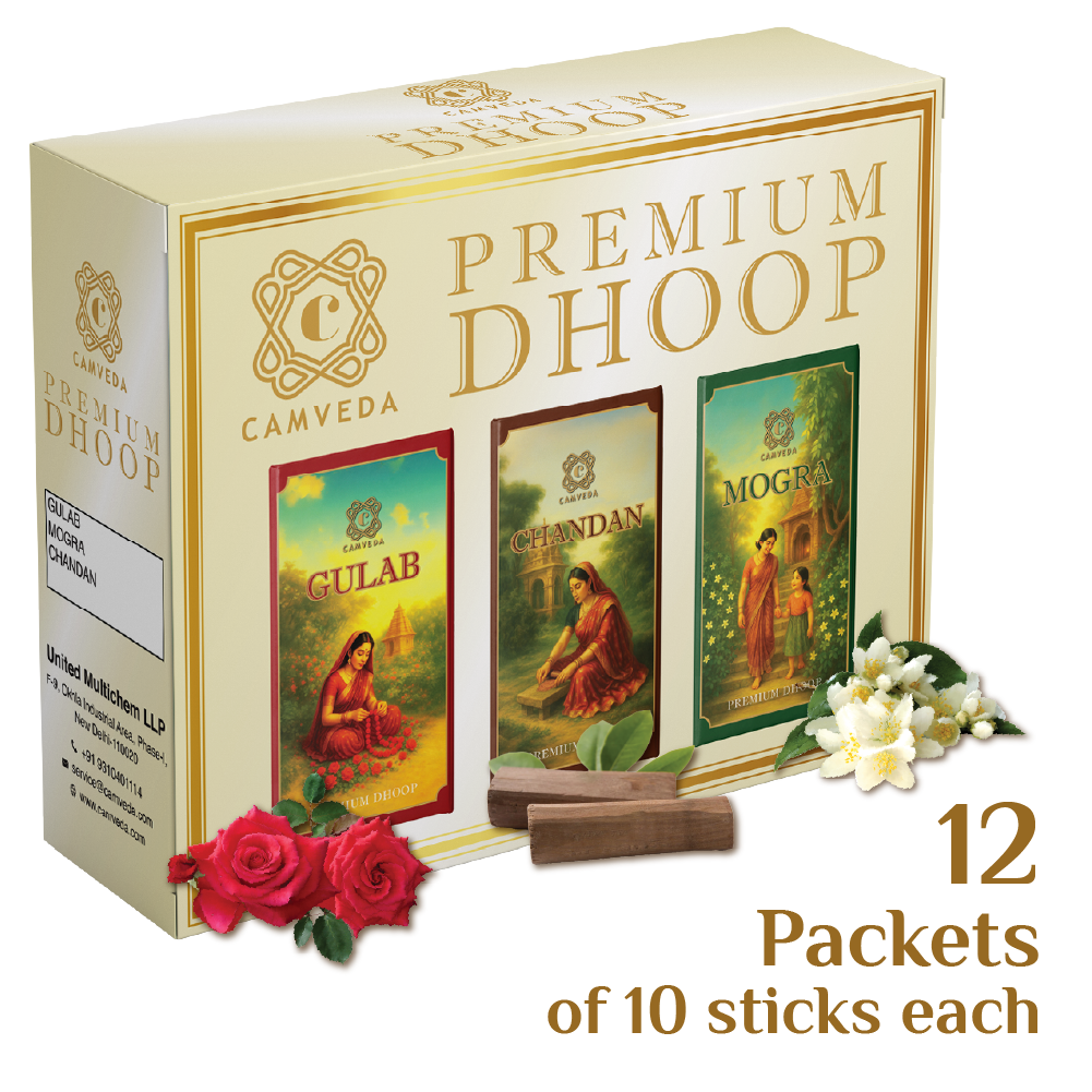 Camveda Premium Wet Dhoop – Pack of 12