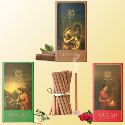Camveda Premium Dhoop Sticks(Large) – Combo Pack