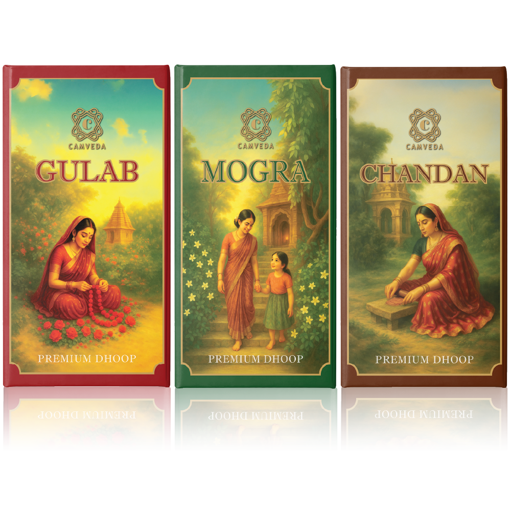 Camveda Premium Wet Dhoop – Pack of 12