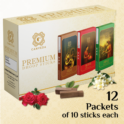 Camveda Premium Dhoop Sticks – Combo Pack