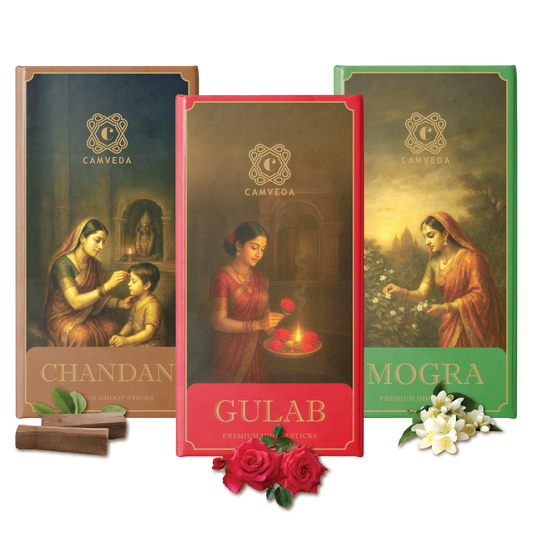 Camveda Premium Dhoop Sticks (Large) – Pack of 3